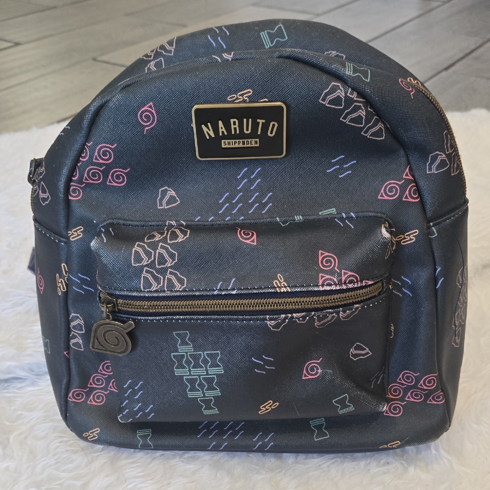 Naruto Shippuden Black Backpack